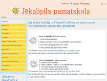 Tablet Screenshot of jekabpils-pamatskola.lv